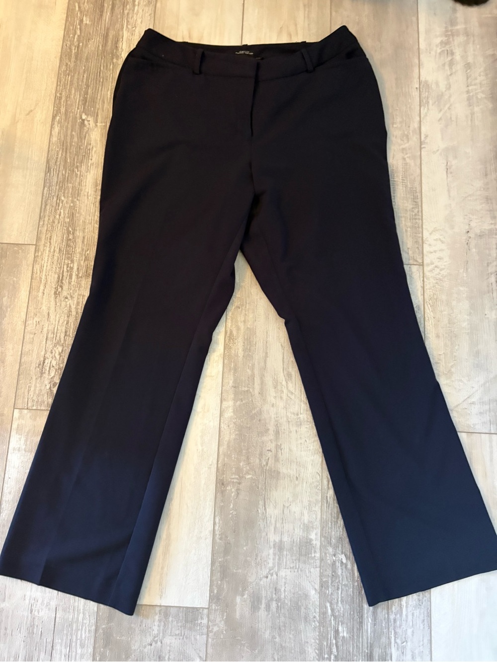 Worthington Navy Straight-Leg Women's Dress Pants